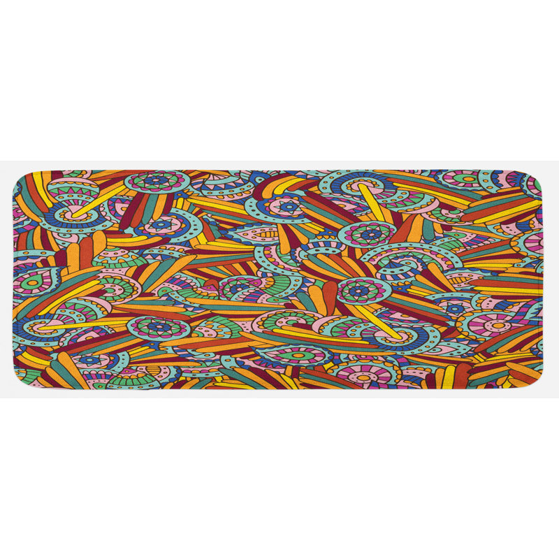 Traditional Synthetic Kitchen Mat