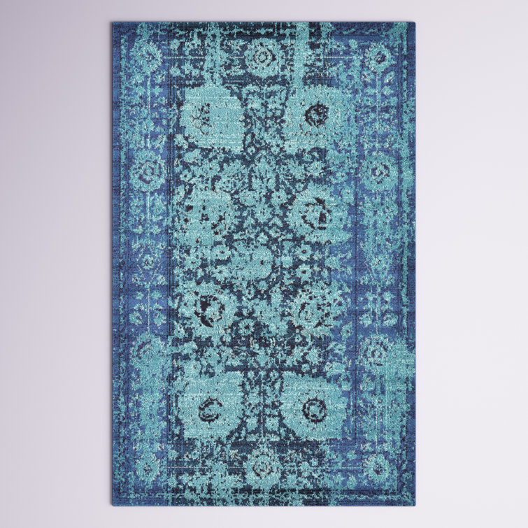 Colfin Washable Floral Indoor Rug