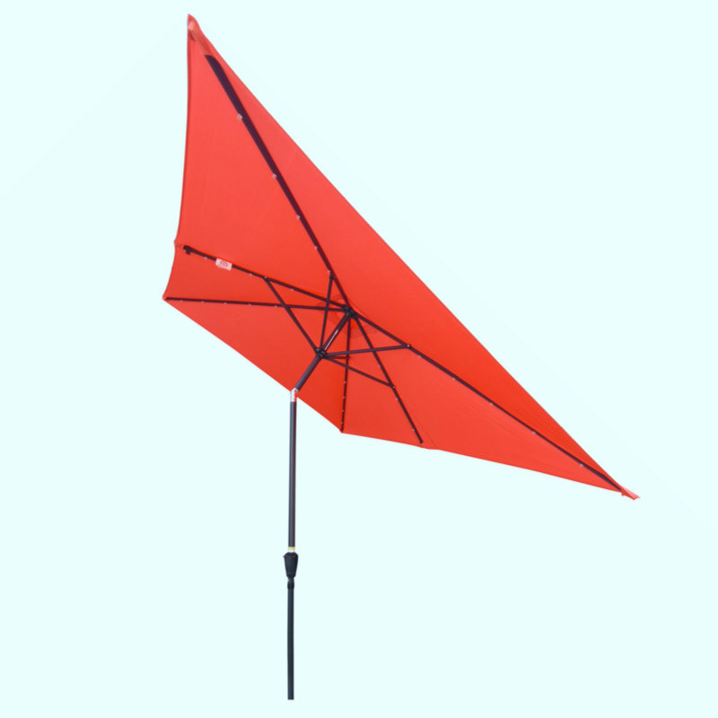 Parasol Taibah 120 avec contrepoids inclus, Vert lime