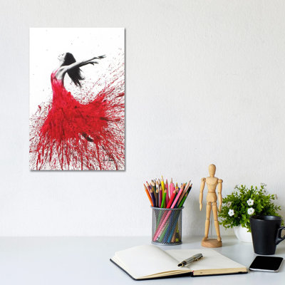 Rose Dance by Ashvin Harrison - Wrapped Canvas Painting