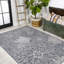 Tapis bleu marine / gris Jarien-69806771