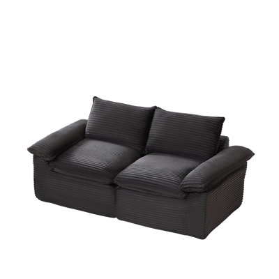Canapé modulaire surdimensionné de 80 po Boneless de Boneless