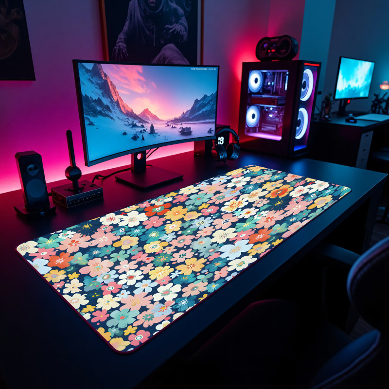 Polyester Desk Pad, 23.6x13.8