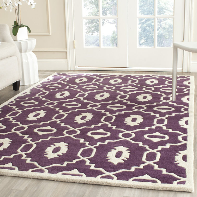 Carolene Hand Tufted Wool Geometric Rug