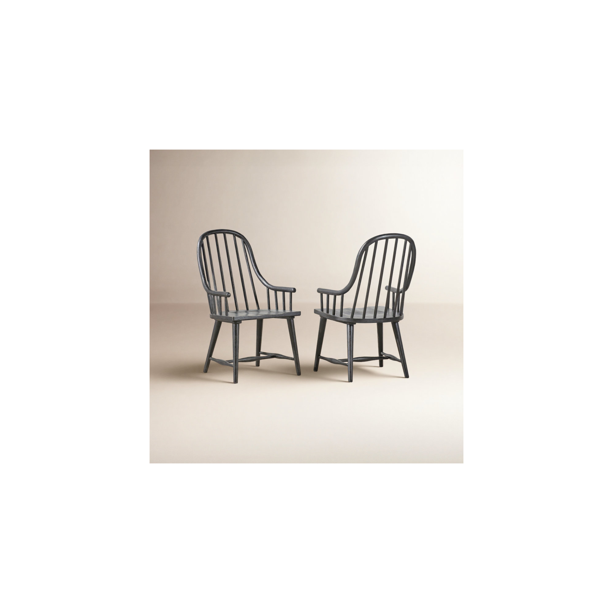 Country Living Windsor Arm Chair 1, Black