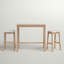 Arlyce 2 - Person Solid Wood Solid Wood Top Four Leg Dining Set