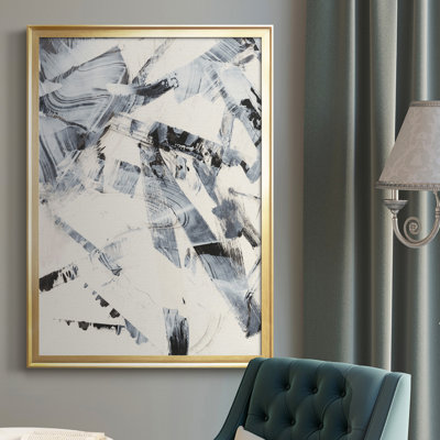 Toile encadrée de qualité supérieure Fractured Ice I - prête à être accrochée