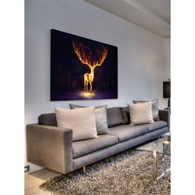 Firewalker by Jonas Jödicke - Wrapped Canvas Print