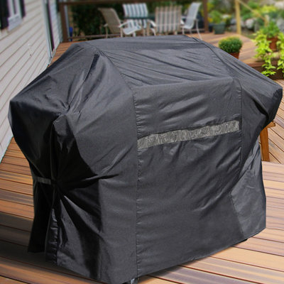 70 in Premium Grill Cover Black