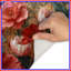 Tapis de bain rouge et rose-919731586