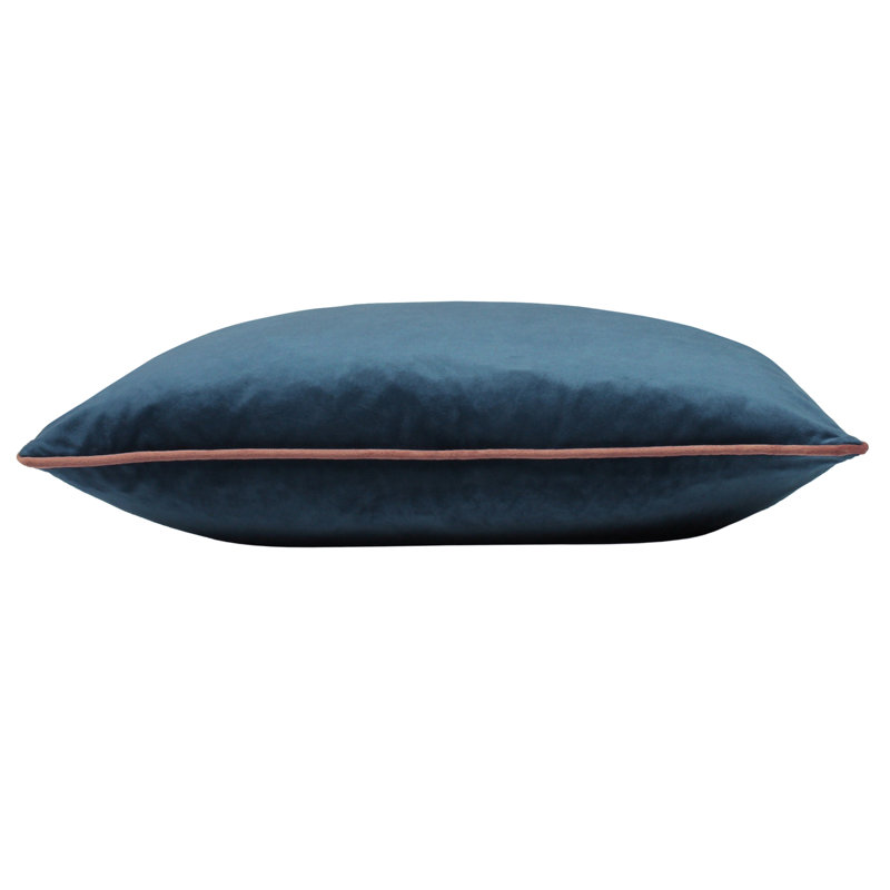 Meridian;Meridian Square Scatter Pillow Cover, Petrol/Blush