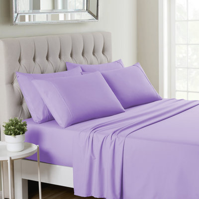 Luxurious Soft Microfiber Sheet Set with Bonus Pillowcases