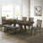 Modern Farmhouse Dining Chairs with Upholstered Seat, Set of 2