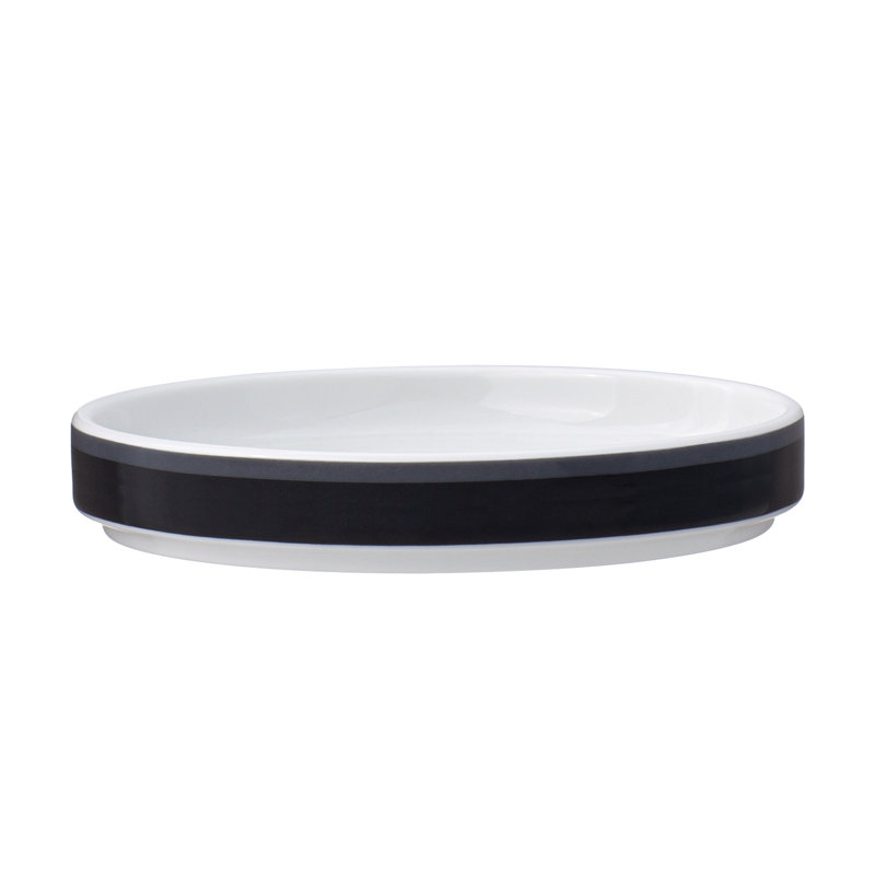Noritake Colorstax Stripe Small Plates 6", Black