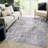 Naar Marfi Area Rugs, Light Grey/Abstract Accent Power Loom Machine -Crafted Rug-795917879