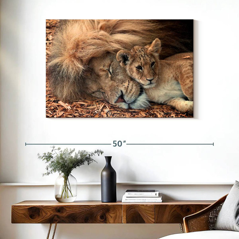 Brampt Father And Son Lions