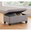 Banc de rangement à couvercle rabattable rembourré-60448150