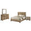Ensemble de chambre à coucher 6 pièces Biloxi - Lit avec commode, miroir, commode et 2 tables de chevet-923822877-942873433