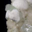 Mordénite et apophyllite sur Stilbite