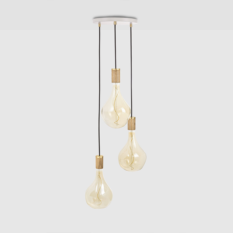 Voronoi II 3 - Light Pendant, Oak