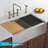 Urbix Bridge Faucet with Side Spray Included-49089339