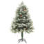 Christmas Tree with LEDs and Pine Cones Green Holiday Decor-1707545135