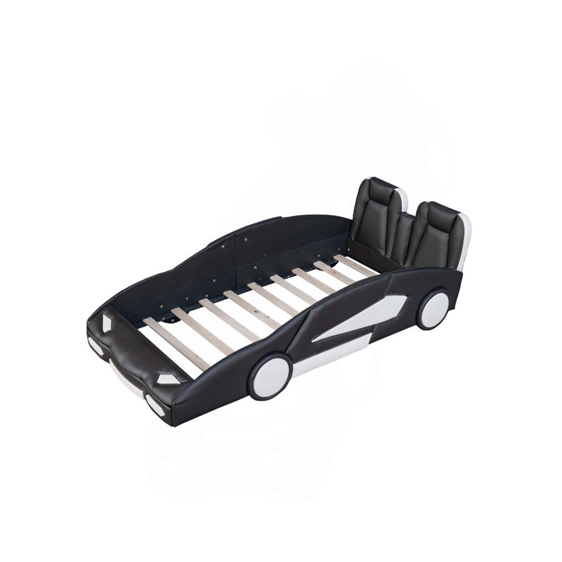 Lit plateforme avec roulettes Race, Black
