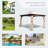 10' x 12' Outdoor Gazebo with Netting and Curtains