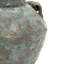 Vase décoratif vintage texturé rustique vintage bleu et brun avec poignées Amphora-118537746