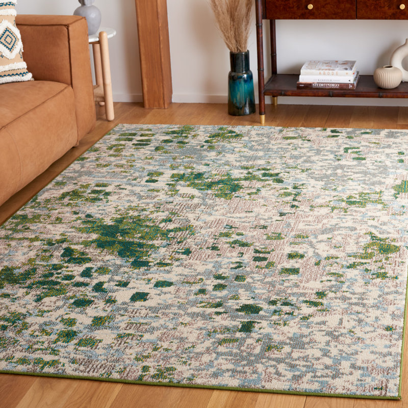 Monaco Performance Abstract Rug, Rectangle 5'1" x 7'6"