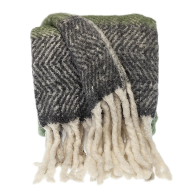 Jeté chic Ixia Boho, Gris