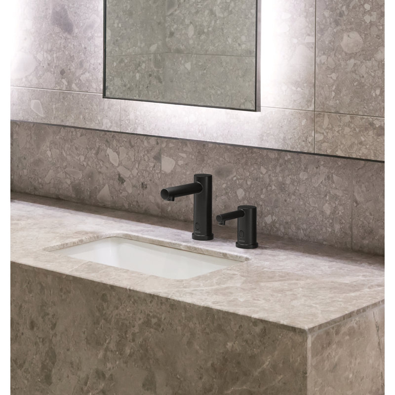 M-Power Single Hole Bathroom Faucet, Black
