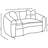 Natural Upholstered Loveseat
