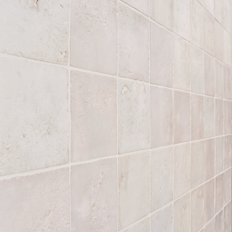 Vario 5.11 In. X 5.11 In. Textured Ceramic Wall Tile (6.09 Sq. Ft. / Case), Matte White
