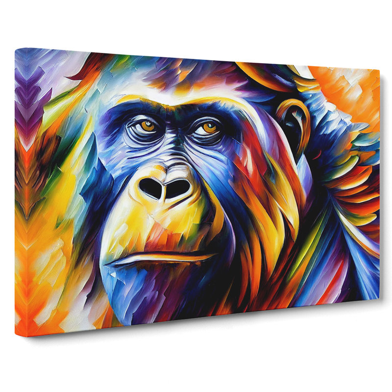 Gorilla Vol.3 Abstract - Wrapped Canvas, 35cm H x 50cm W x 3cm D
