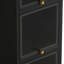 Armoire moderne en verre à quatre niveaux avec rangement à cinq niveaux-709339348