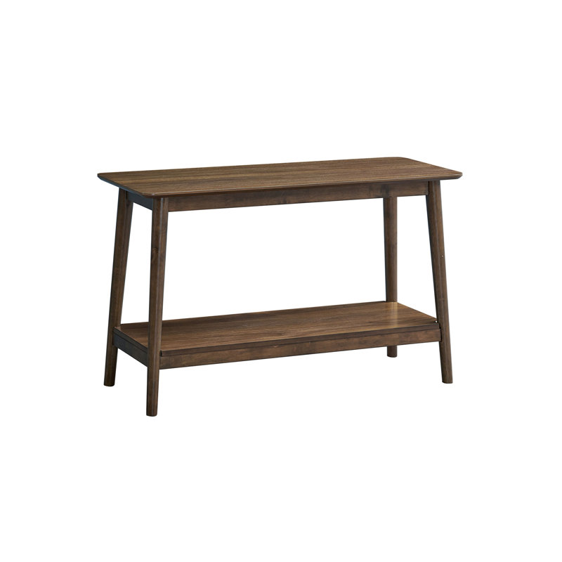 Lamonte Walnut Sofa Table w/Shelf