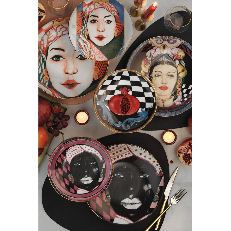 Lapathos 6 Piece Dessert Plate Set