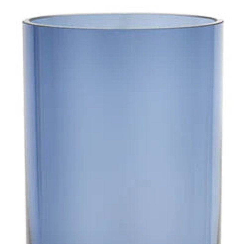 Vase cylindrique Harkless, Blue, H 10,5 po x l 3 po x P 3 po