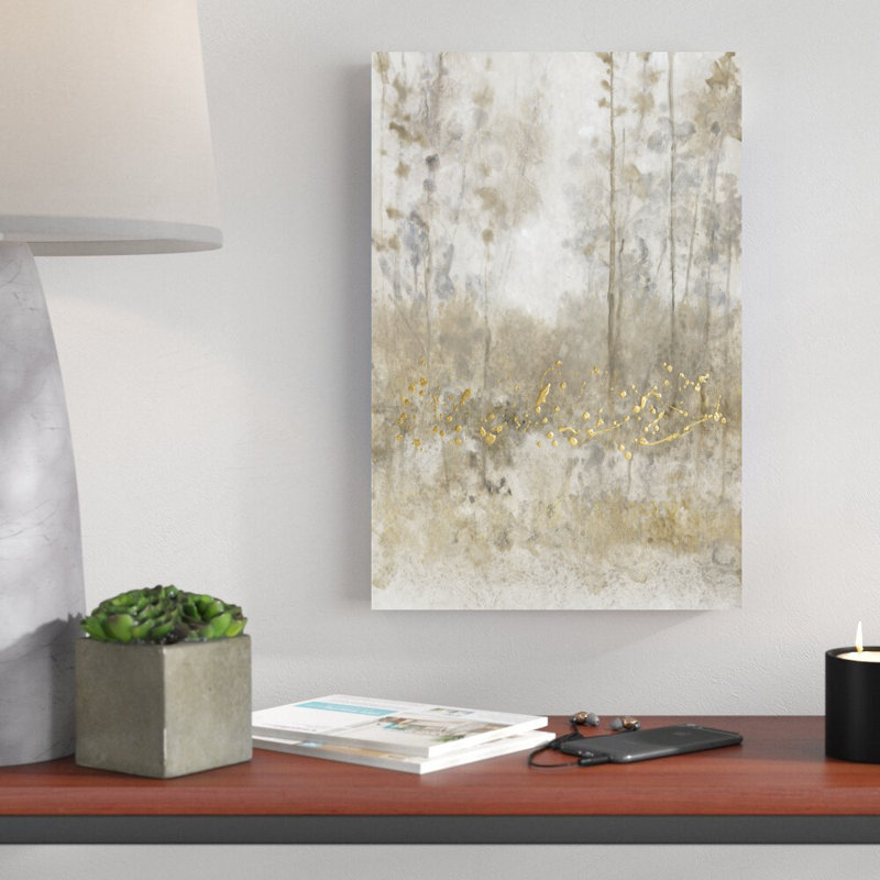 «Thicket Of Trees III» par Tim Ottoole - impression sur toile tendue, H 18 po x l 12 po
