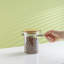 Pots de rangement en verre étanches avec couvercle en bambou JoyJolt, 4 pièces-65985162
