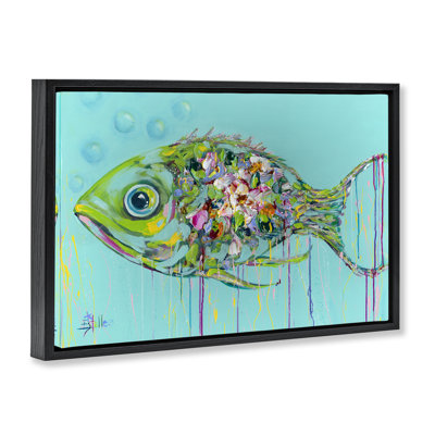 «Painterly Drip Fish» par Estelle Grengs