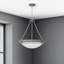 Lustre en acier inoxydable 19 po Haxby