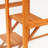 Large Wooden Outdoor Cat House Catio Enclosure, Kitten Cage with Weather Protection, Cat Patio with 6 Platforms - 71"L, Orange