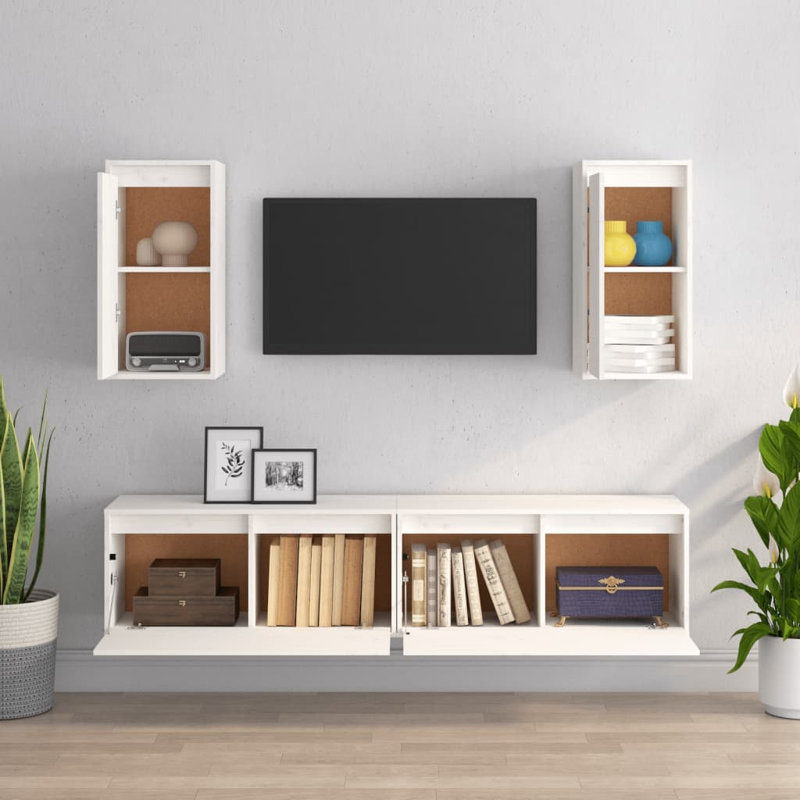Gerboth Unfinished Entertainment Centre, White