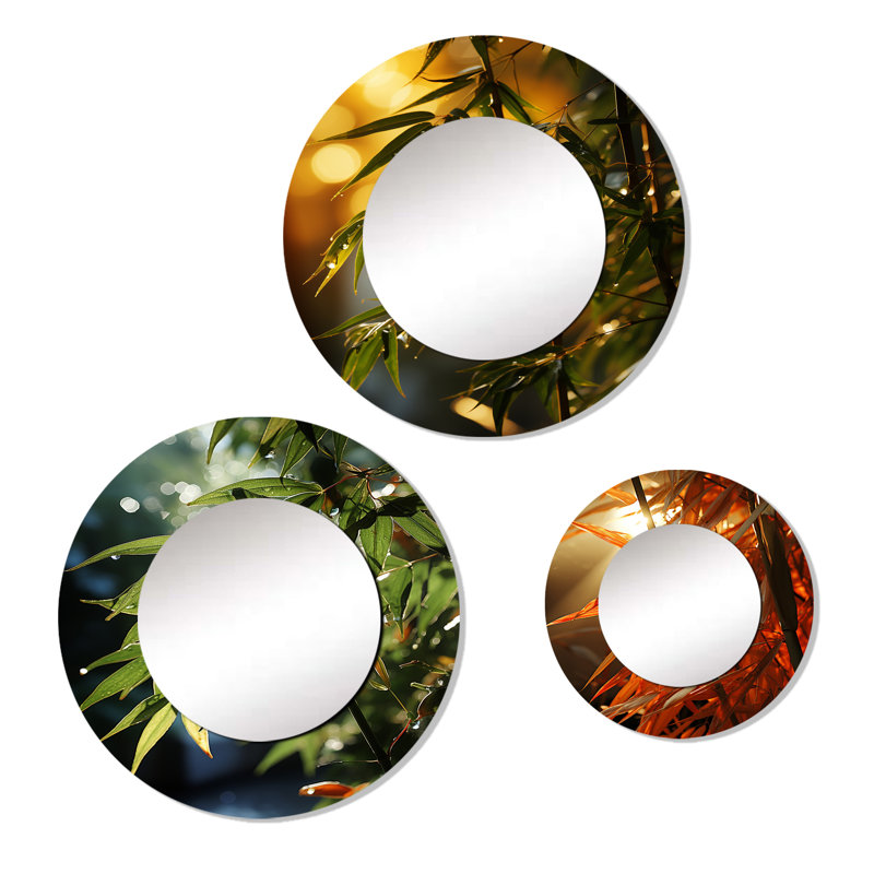 Laval Metal Round Mirror