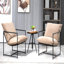 Fauteuil d'appoint élégant en velours moderne-1104480583