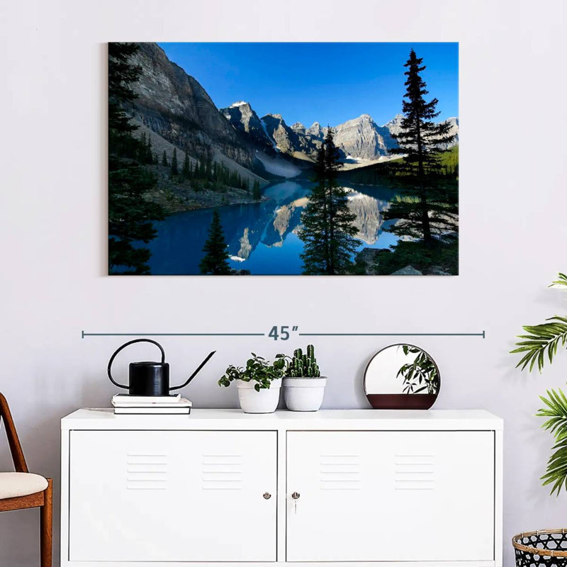 Alvord Peaceful Moraine Lake, H 26 po x l 39 po