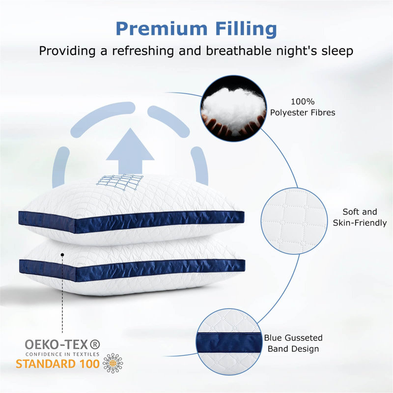 Ruser L70 x W42cm Bed Pillow