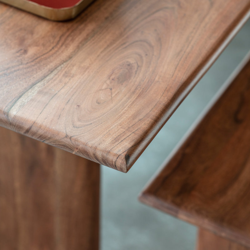 Acacia Solid Wood Dining Table, H76 x L180 x W100cm